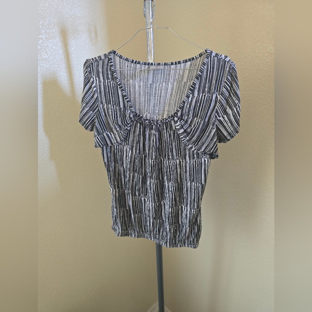 Worthington Short Sleeve Pullover Blouse